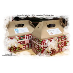 Christmas Tea Box - 20 Variety packs of Premium Loose-Tea